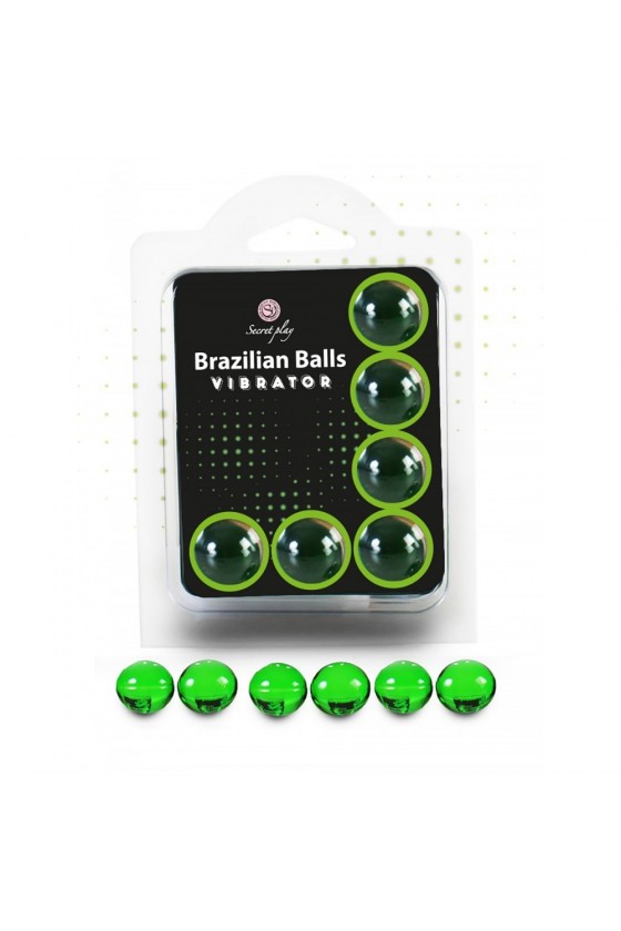 6 boules Brésiliennes effet vibrant - BZ35912