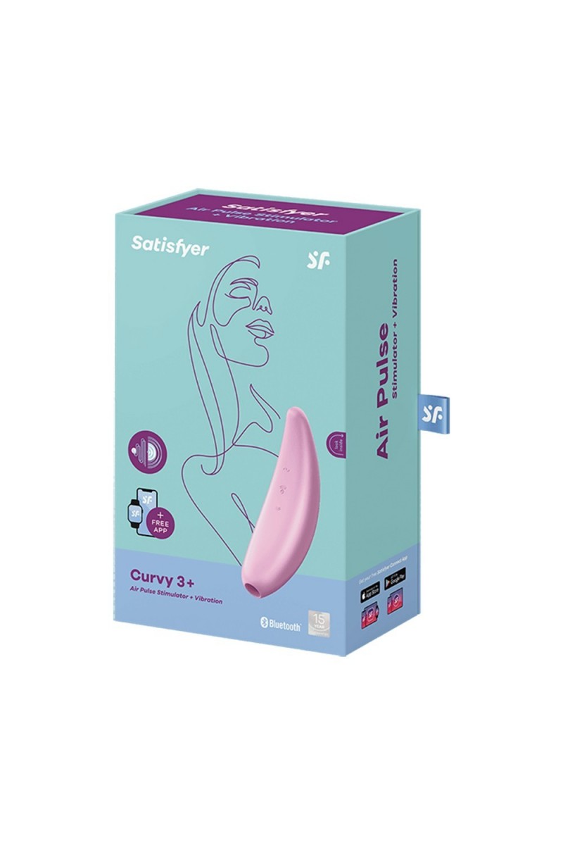 Stimulateur rose connecté Curvy 3 Satisfyer - CC5972430050