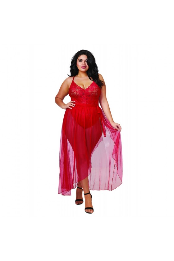 Body String Rouge Grande Taille - Exprimez votre Féminité et votre Sensualité avec Style