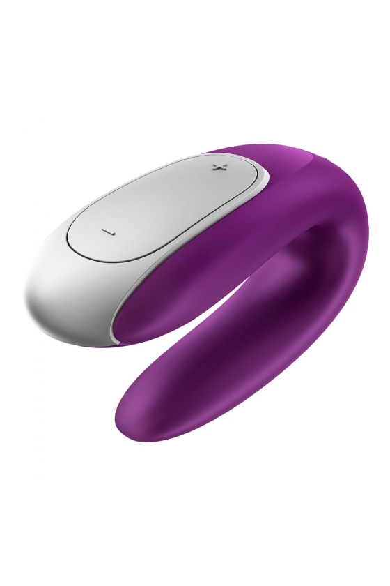 Sextoy de couple vibrant USB connecté Double Fun violet - CC5972560201