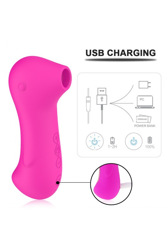 Stimulateur clitoridien onde de pression USB Fushia - CR-VO005FUS