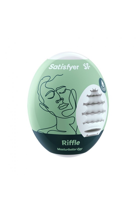 Oeuf masturbateur flexible Riffle Satisfyer - CC597000