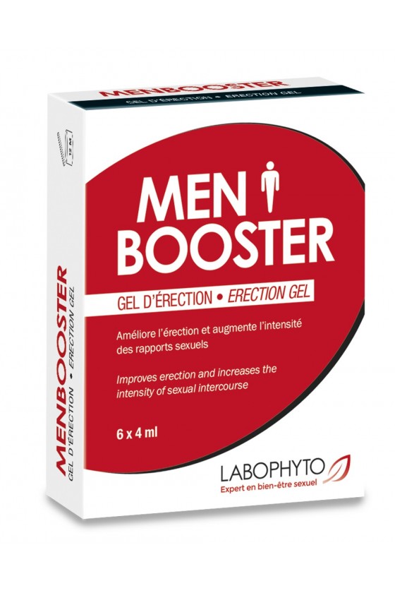 Men Booster gel stimulant d'érection 6 sachets - LAB29