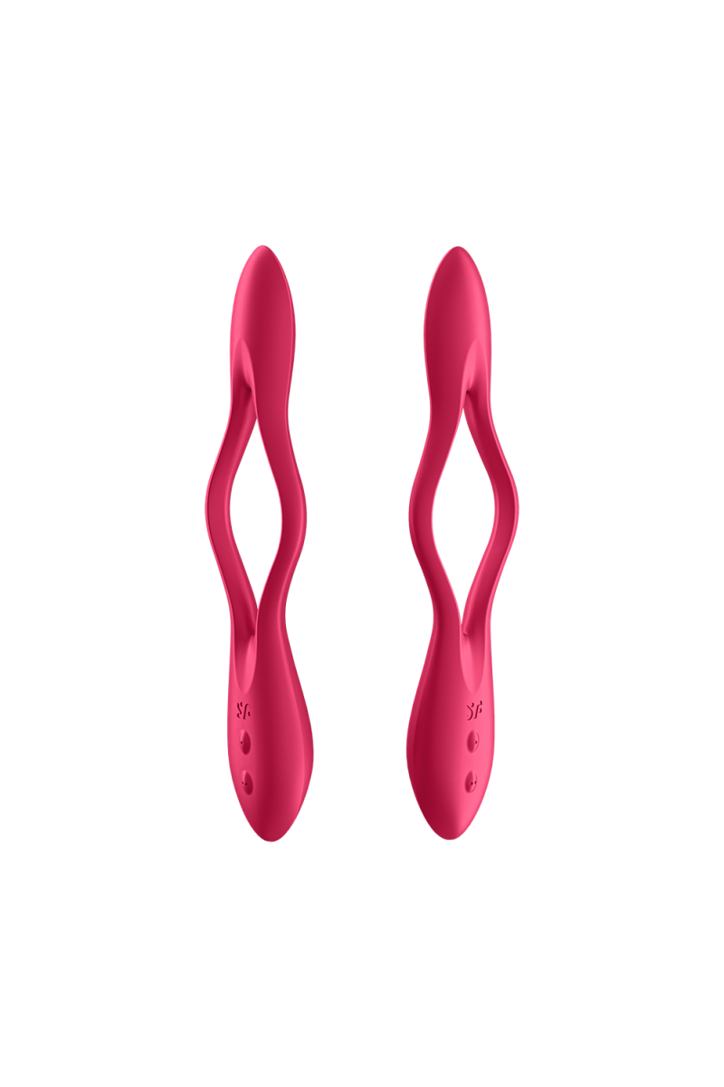 Sextoy flexible multifonction, vibromasseur, cockring, stimulateur de clitoris USB Elastic Joy Satisfyer - CC597800