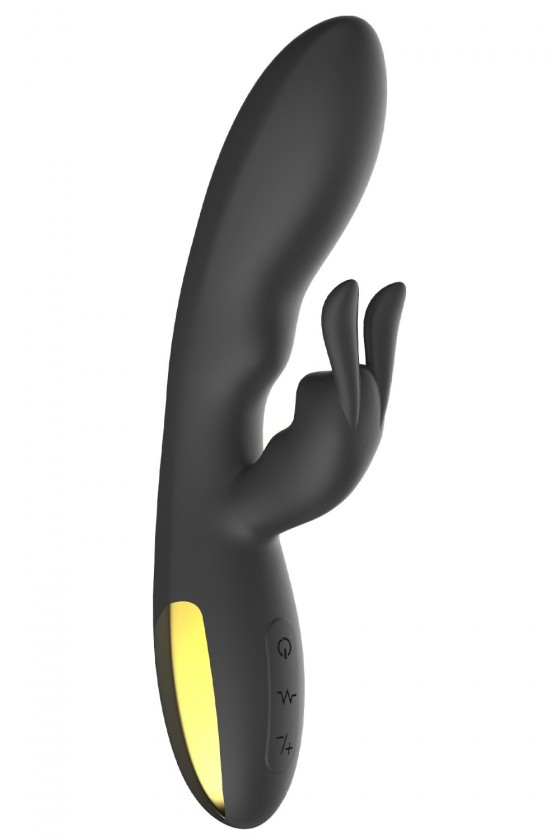 Vibromasseur rabbit noir Luxe très puissant, USB - WS-NV027