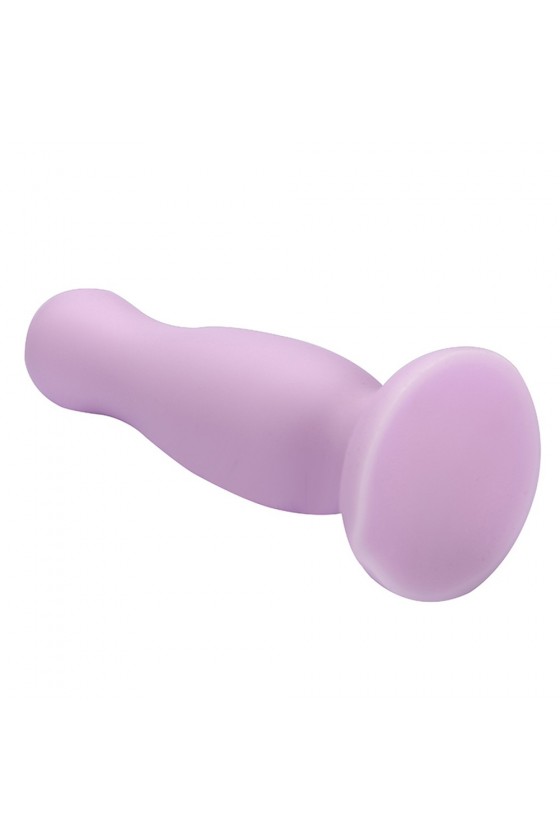Plug anal ventouse violet pastel taille M - A-001-M-PUR