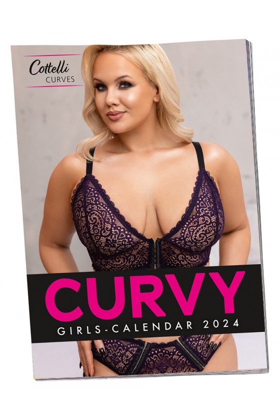 Calendrier Sexy 2024 CURVY - Édition Sensuelle pour Toute l'Année!