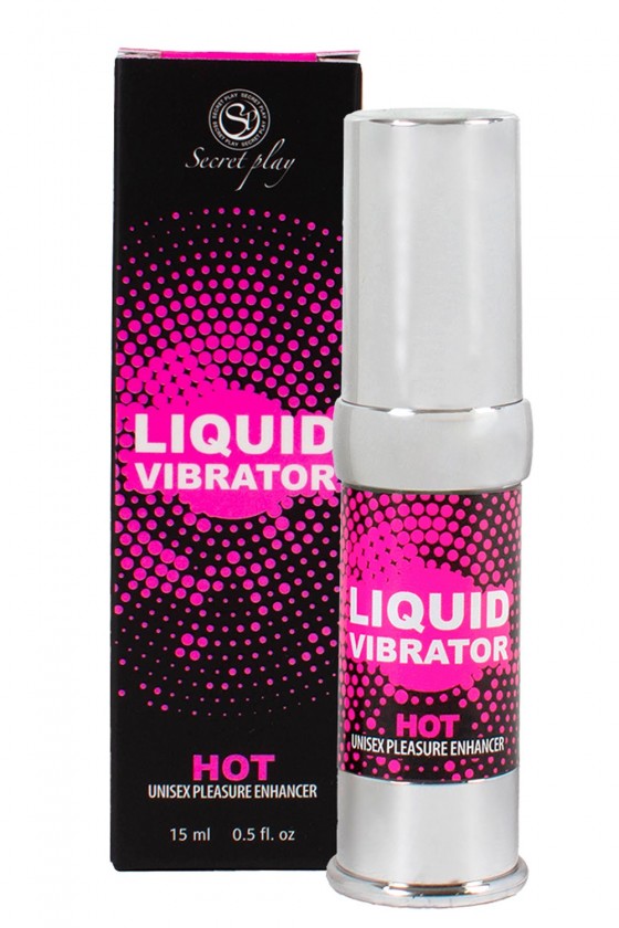 Liquide vibrant effet chauffant arôme fraise à la crème unisexe 15ml - SP5969