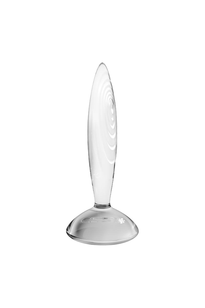 Gode anal en verre borosilicaté massif transparent Sparkling Crystal Satisfyer - CC597830